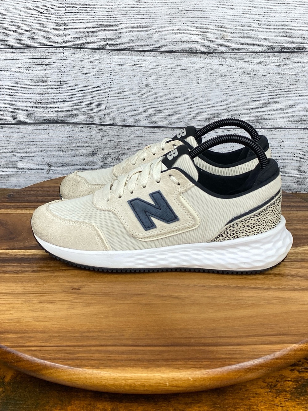 New Balance Fresh Foam X70 Cheetah Print Turtle Dove Shoe Women’s Size 7.5